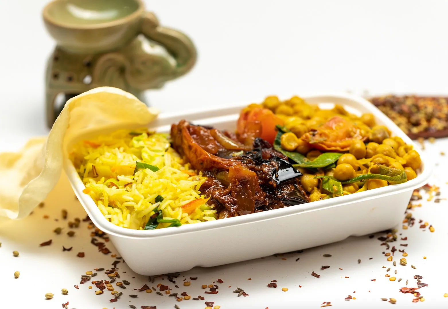 Devilled chicken Sri Lankan style at Taste of Sri Lanka, Sterling Lyon Winnipeg